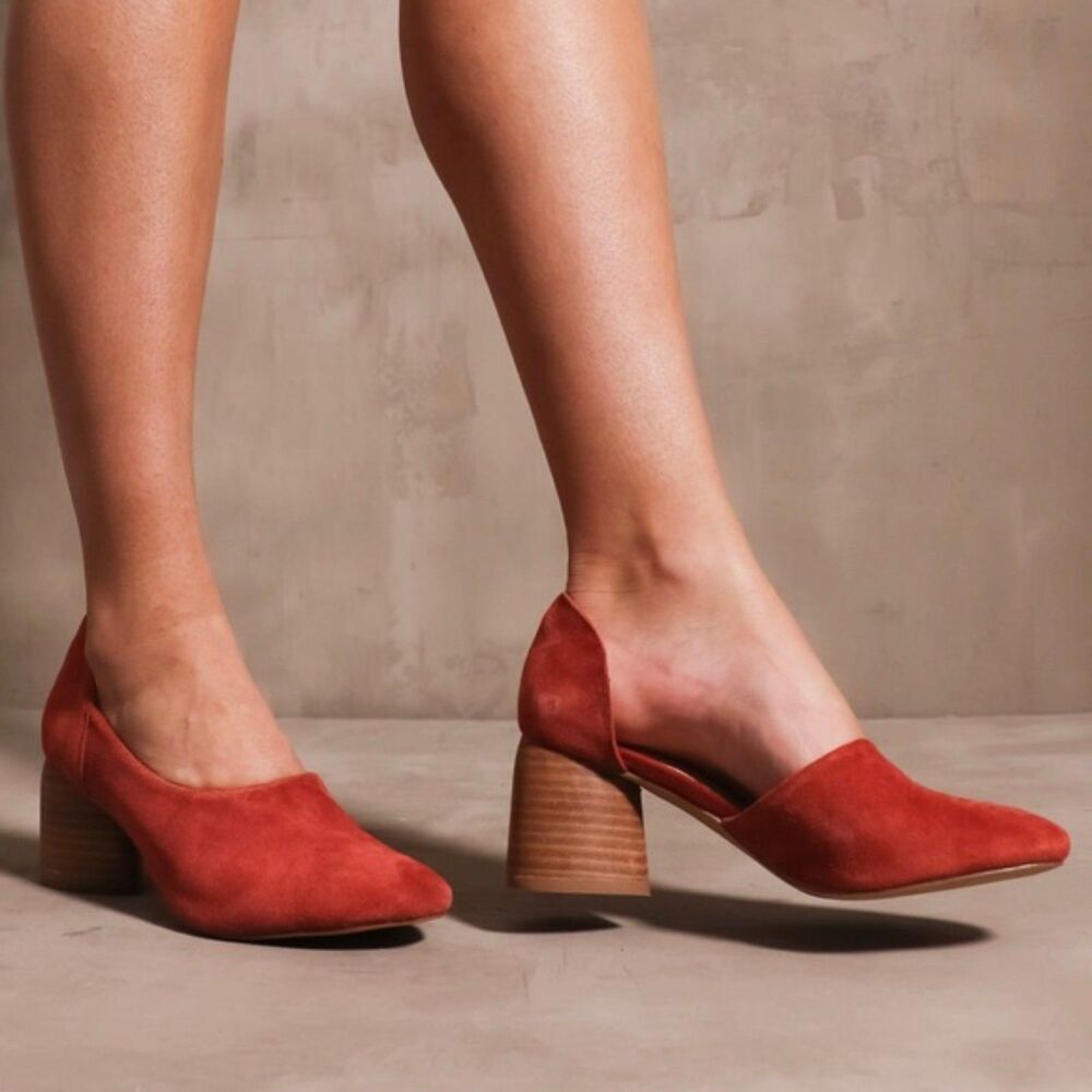 Anthropologie Silent D novaltee d'orsay black leather size 39